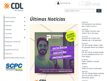 Tablet Screenshot of cdl-rg.com.br